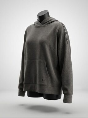 Women’s Under Armour Dark Charcoal Hoodie with Shoulder Tape